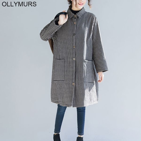 plus women woolen coat winter oversize loose sleeve thicken plaid long jacket big size cotton quilted windbreaker, Black 
plus women woolen coat winter oversize loose sleeve thicken plaid long jacket big size cotton quilted windbreaker, Black