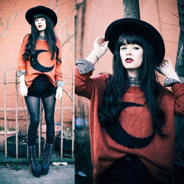women's sweaters fashion designer sweater camisolas mulher halloween o-neck moon pullover mujer moda 2021 invierno, White;black
women's sweaters fashion designer sweater camisolas mulher halloween o-neck moon pullover mujer moda 2021 invierno, White;black