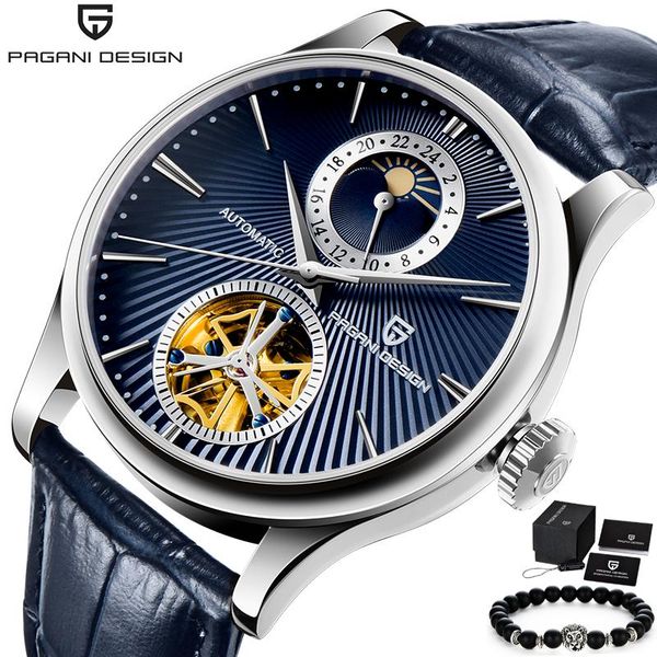 wristwatches pagani design 2021 tourbillon men watches skeleton watch sapphire glass mechanical relogio masculino, Slivery;brown
wristwatches pagani design 2021 tourbillon men watches skeleton watch sapphire glass mechanical relogio masculino, Slivery;brown