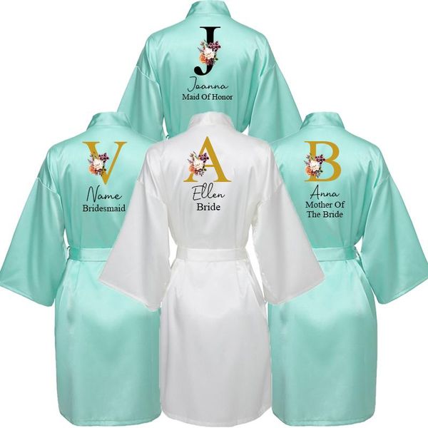 women's sleepwear custom robe personalised names satin silk bride women wedding gift bridesmaid dressing gown bridal, Black;red
women's sleepwear custom robe personalised names satin silk bride women wedding gift bridesmaid dressing gown bridal, Black;red