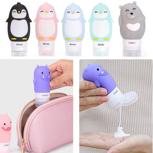 60/80/90ml portable cute refillable travel silicone empty bottles shampoo shower gel lotion tube squeeze container makeup tool storage & jar
60/80/90ml portable cute refillable travel silicone empty bottles shampoo shower gel lotion tube squeeze container makeup tool storage & jar