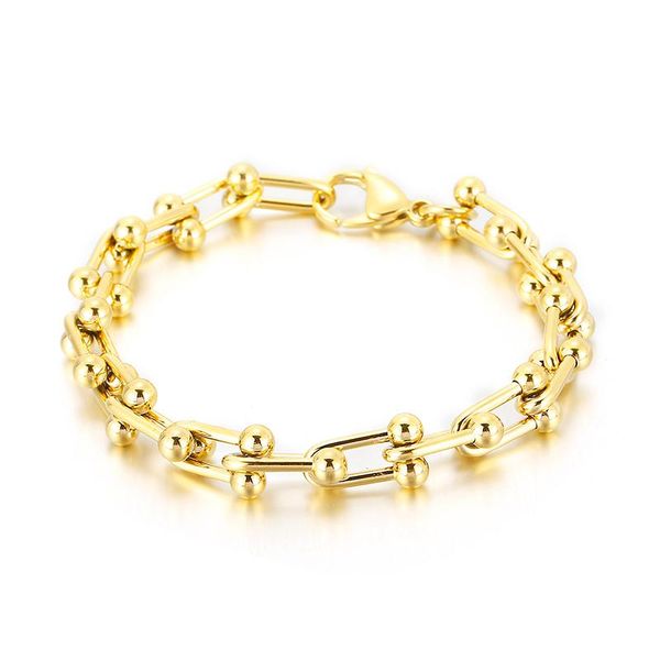 link, chain 7.5/10mm width 3 colors couple gold stainless steel men's charm bracelet, Black
link, chain 7.5/10mm width 3 colors couple gold stainless steel men's charm bracelet, Black