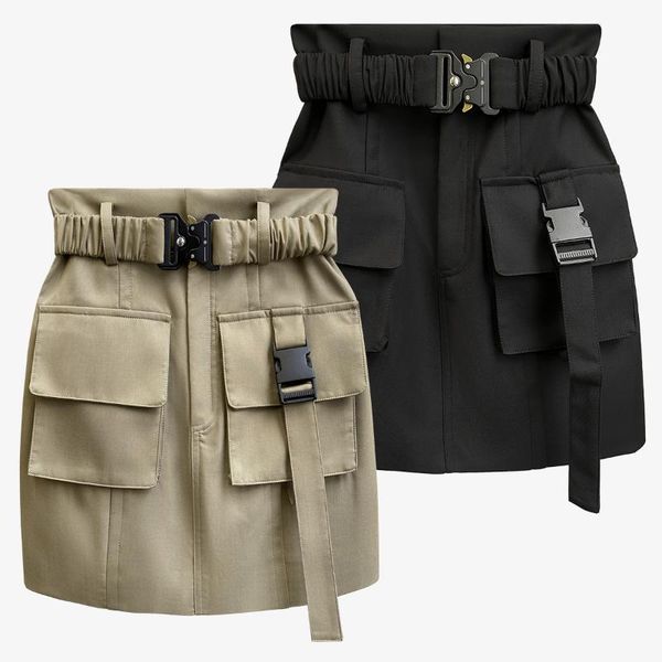 skirts khaki cargo baggy mini skirt for woman 2021 autumn winter designer luxury female clothing streetwear or work, Black
skirts khaki cargo baggy mini skirt for woman 2021 autumn winter designer luxury female clothing streetwear or work, Black