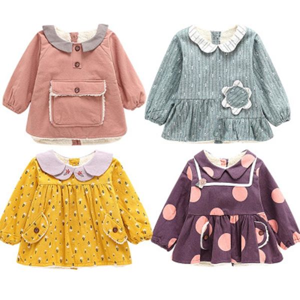 aprons lovely baby thicken apron long-sleeved waterproof antifouling cotton anti-wear children's autumn winter eating bib
aprons lovely baby thicken apron long-sleeved waterproof antifouling cotton anti-wear children's autumn winter eating bib