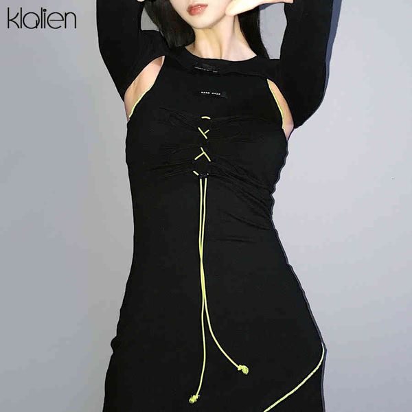 dresses fashion black bandage mini women autumn long sleeve slim wild party vacation street simple female dress, Black;gray
dresses fashion black bandage mini women autumn long sleeve slim wild party vacation street simple female dress, Black;gray