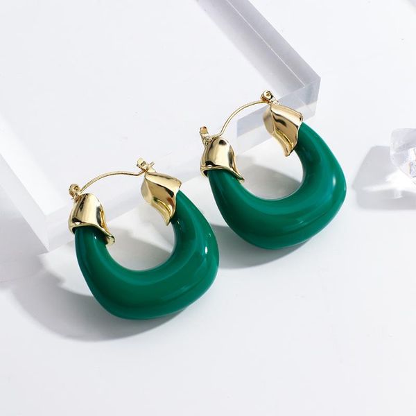 hoop & huggie lifefontier vintage green color acrylic earrings for women gold metal geometric u shaped resin trendy jewelry 2021, Golden;silver
hoop & huggie lifefontier vintage green color acrylic earrings for women gold metal geometric u shaped resin trendy jewelry 2021, Golden;silver