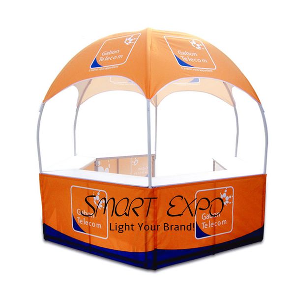 promotional activities steel dome tent kiosk advertising display booth with custom full color printing graphics
promotional activities steel dome tent kiosk advertising display booth with custom full color printing graphics