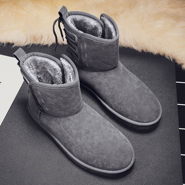 shoes waterproof and antiskid northeast snow men's wool boots cold proof plush thickened warm cotton winter, Black
shoes waterproof and antiskid northeast snow men's wool boots cold proof plush thickened warm cotton winter, Black