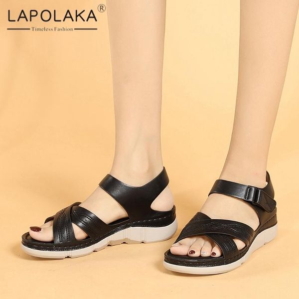 lapolaka 2021 fashion ins wholesale leisure comfy summer beach sandals woman shoes retro vacation casual hook&loop sandal, Black
lapolaka 2021 fashion ins wholesale leisure comfy summer beach sandals woman shoes retro vacation casual hook&loop sandal, Black