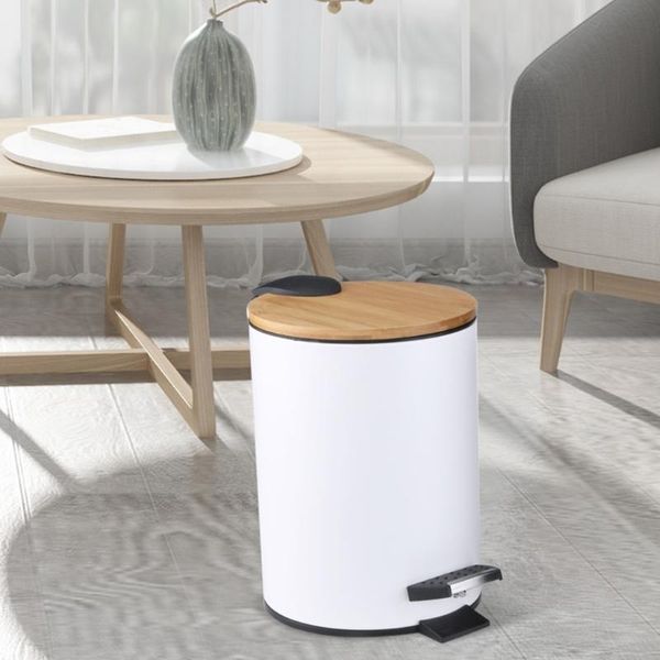 waste bins foot-operated trash can with lid bamboo cover flip step garbage foot-on rubbish bin container organizer
waste bins foot-operated trash can with lid bamboo cover flip step garbage foot-on rubbish bin container organizer