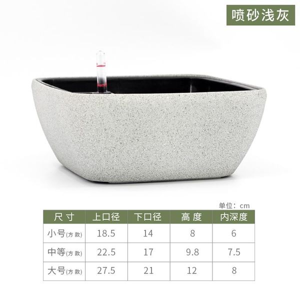 planters & pots baking paint technology is fashionable and simple. lazy water storage flowerpot lower diameter 17cm
planters & pots baking paint technology is fashionable and simple. lazy water storage flowerpot lower diameter 17cm
