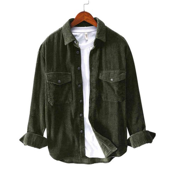 vintage men shirt 2022 spring autumn casual solid color long sleeve slim fit corduroy shirt male tee holiday corduroy blouse w220216, White;black
vintage men shirt 2022 spring autumn casual solid color long sleeve slim fit corduroy shirt male tee holiday corduroy blouse w220216, White;black