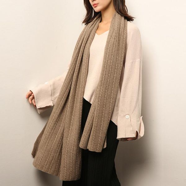 100% cashmere scarf shawl for women autumn and winter solid color knitted cable-stitched warm scarves, Blue;gray
100% cashmere scarf shawl for women autumn and winter solid color knitted cable-stitched warm scarves, Blue;gray