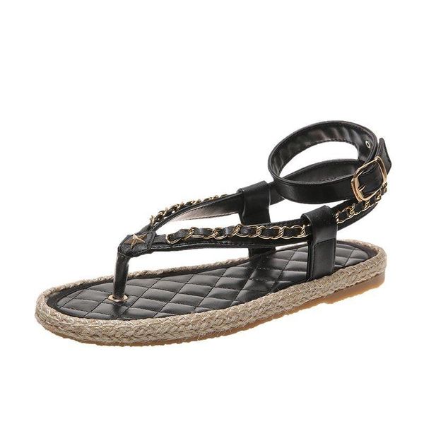 sandals women summer fashion women's 2021 solid color round head comfortable open toe flat shoes casual, Black
sandals women summer fashion women's 2021 solid color round head comfortable open toe flat shoes casual, Black