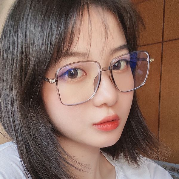 design new tr90 square women's anti blue flat frame men's plain face trend versatile myopia glasses frame, White;black
design new tr90 square women's anti blue flat frame men's plain face trend versatile myopia glasses frame, White;black