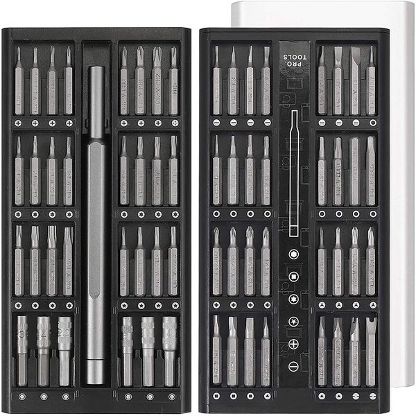 63 in 1 precision screwdriver set, iphone repair tool kit with case for electronics, gameconsole, watch, tablet, pc, macbook
63 in 1 precision screwdriver set, iphone repair tool kit with case for electronics, gameconsole, watch, tablet, pc, macbook