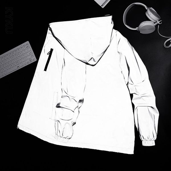 night reflective streetwear hop shiny jackets coats women noctilucent hip hooded jacket casual mens windbreaker men's hoodies & sweatsh, Black
night reflective streetwear hop shiny jackets coats women noctilucent hip hooded jacket casual mens windbreaker men's hoodies & sweatsh, Black