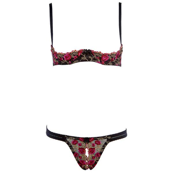 seduction lingerie open breasts small push up bra crotch panty underwear set women, Red;black
seduction lingerie open breasts small push up bra crotch panty underwear set women, Red;black