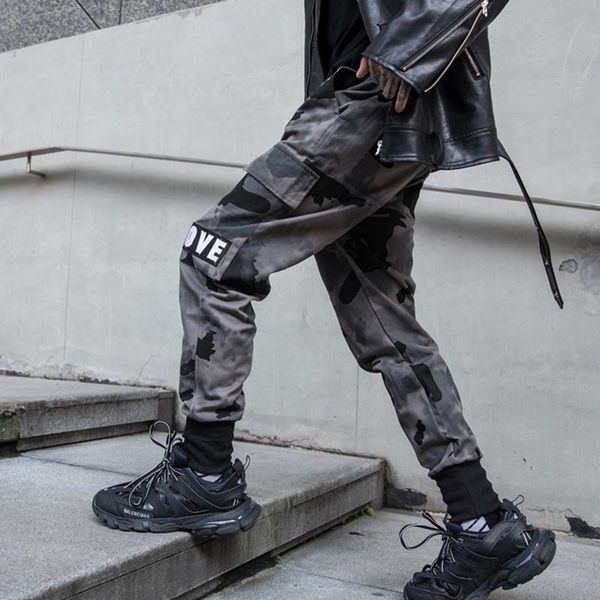 men's pants autumn camo fashion military style casual joggers man streetwear wild hip-hop loose trousers male m-2xl, Black
men's pants autumn camo fashion military style casual joggers man streetwear wild hip-hop loose trousers male m-2xl, Black