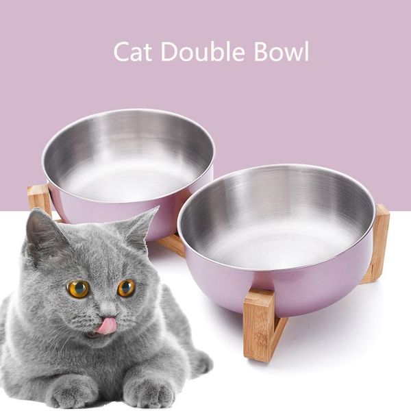 cat bowls & feeders stainless steel dog bowl with wood stand pet food and water dish for dogs feeding feeder puppy supplies
cat bowls & feeders stainless steel dog bowl with wood stand pet food and water dish for dogs feeding feeder puppy supplies