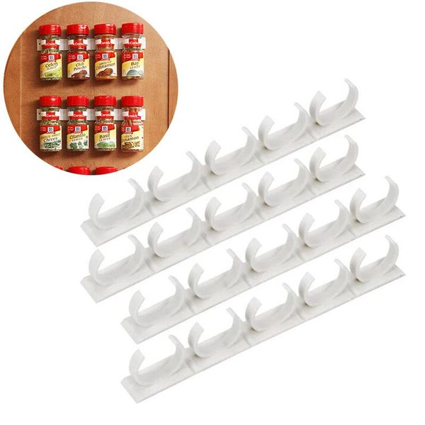 hooks & rails 4/2pcs kitchen storage rack wall mount ingredient spice bottle plastic clip cabinet door organizer
hooks & rails 4/2pcs kitchen storage rack wall mount ingredient spice bottle plastic clip cabinet door organizer