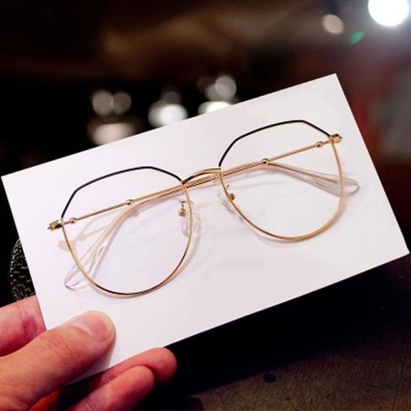 fashion sunglasses frames vintage light oversized round eyeglasses women 2021 brand design high definition glasses frame men classic eyewear, Black 
fashion sunglasses frames vintage light oversized round eyeglasses women 2021 brand design high definition glasses frame men classic eyewear, Black