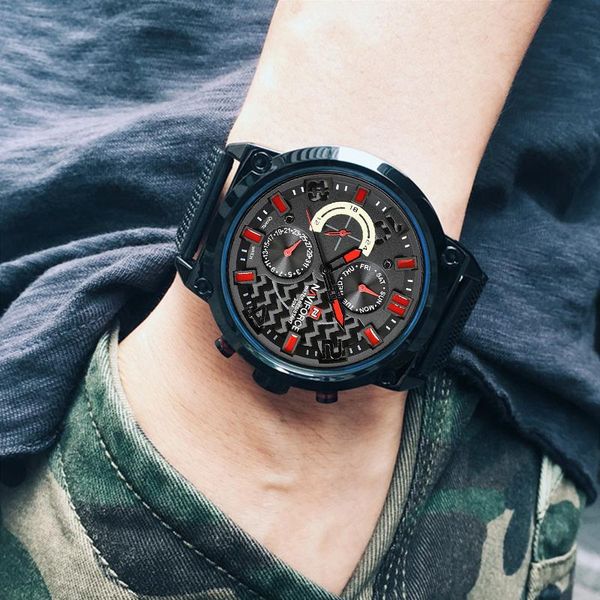 wristwatches naviforce luxury creative men watch fashion military sport man watches 30m waterproof complete calander week display wristwatch, Slivery;brown
wristwatches naviforce luxury creative men watch fashion military sport man watches 30m waterproof complete calander week display wristwatch, Slivery;brown