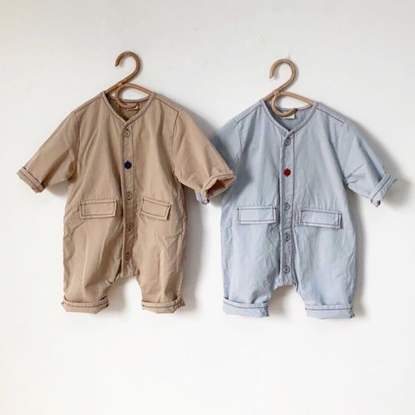 spring baby jumpsuits for boys solid color long-sleeve romper clothes girls born overalls pants 210515, Blue
spring baby jumpsuits for boys solid color long-sleeve romper clothes girls born overalls pants 210515, Blue
