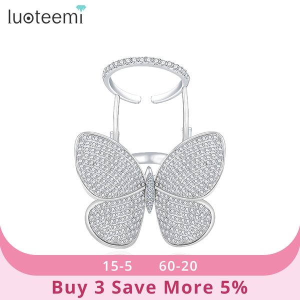 luoteemi fashionable unique adjustable ring micro paved shining cz movable butterfly shape jewelry for party gift 210330, Golden;silver
luoteemi fashionable unique adjustable ring micro paved shining cz movable butterfly shape jewelry for party gift 210330, Golden;silver