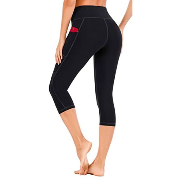 yoga outfits sport pants solid high waist thigh stretch cotton span casual active leggings fitness seven points, White;red
yoga outfits sport pants solid high waist thigh stretch cotton span casual active leggings fitness seven points, White;red