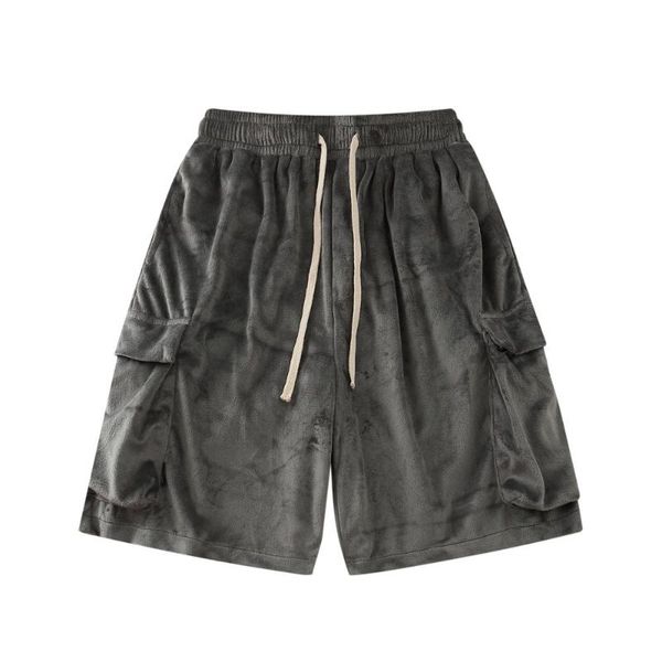 streetwear velet men shorts multi pockets american elastic waist loose drawstring sport high street casual male men's, White;black
streetwear velet men shorts multi pockets american elastic waist loose drawstring sport high street casual male men's, White;black