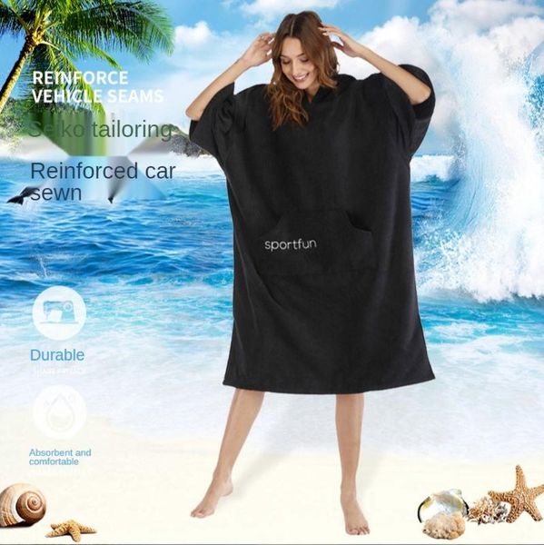 swim wear thick windproof and warm beach cloak with hood, changing clothes, bath towels, bathrobes, quick-drying explosive surfing
swim wear thick windproof and warm beach cloak with hood, changing clothes, bath towels, bathrobes, quick-drying explosive surfing