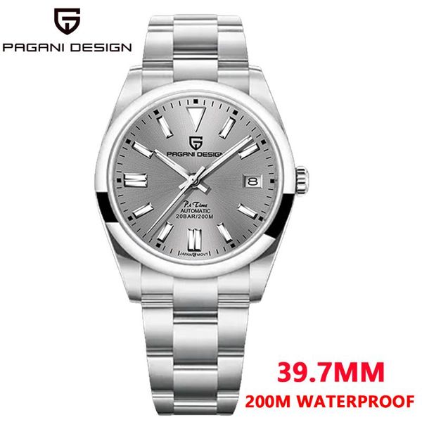 wristwatches 2021 pagani design men's 200m waterproof automatic mechanical watch nh35 sapphire glass clock reloj hombre, Slivery;brown
wristwatches 2021 pagani design men's 200m waterproof automatic mechanical watch nh35 sapphire glass clock reloj hombre, Slivery;brown