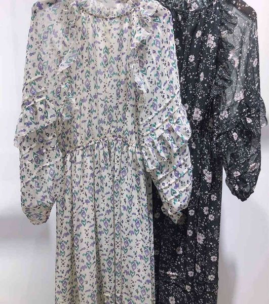 dress floral printed dress women v-neck ruffles early autumn ladies long dresses, Black;gray
dress floral printed dress women v-neck ruffles early autumn ladies long dresses, Black;gray