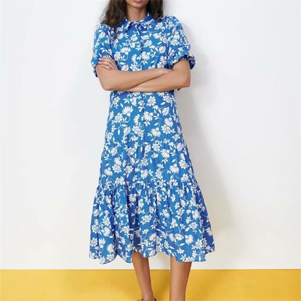 women summer print shirts dress za short sleeve turn-down collar vintage female elegant street dresses clothes vestidos 210513, Black;gray
women summer print shirts dress za short sleeve turn-down collar vintage female elegant street dresses clothes vestidos 210513, Black;gray