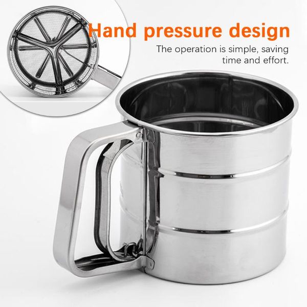 stainless steel flour sieve kitchen gadget powder mesh accessories cake tools baking shaker cup & pastry
stainless steel flour sieve kitchen gadget powder mesh accessories cake tools baking shaker cup & pastry