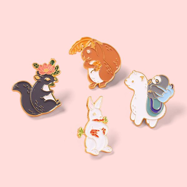 forest animal enamel pins flower carrot bunny pine cone squirrel alpaca sloth brooches bag hat lapel pin badge gift wholesale, Blue
forest animal enamel pins flower carrot bunny pine cone squirrel alpaca sloth brooches bag hat lapel pin badge gift wholesale, Blue