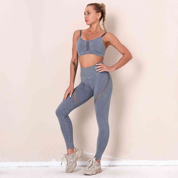 women's tracksuits knit seamless yoga gym set workout clothes for women sportswear hollow running sports bra leggings fitness pink, Gray
women's tracksuits knit seamless yoga gym set workout clothes for women sportswear hollow running sports bra leggings fitness pink, Gray