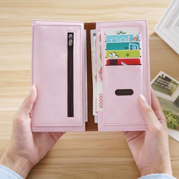 wallets wallet women's long card bag zipper purse carteira masculina, Red;black
wallets wallet women's long card bag zipper purse carteira masculina, Red;black