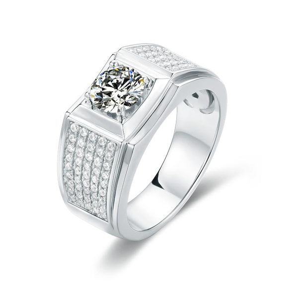cluster rings gem's ballet classic engagement 6.5mm moissanite diamond 925 sterling silver wedding ring for men father's day gift, Golden;silver
cluster rings gem's ballet classic engagement 6.5mm moissanite diamond 925 sterling silver wedding ring for men father's day gift, Golden;silver