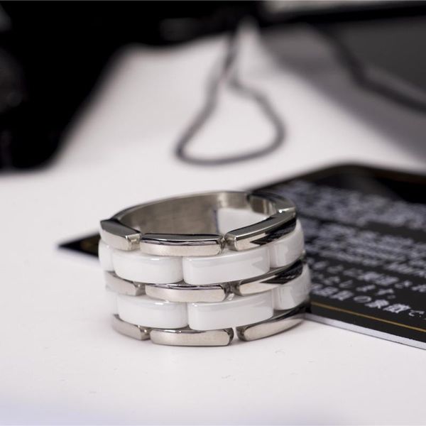 cluster rings classic 18kgp 316l stainless steel ceramic for men female couples fashion brand charming jewelry ng (gr207), Golden;silver
cluster rings classic 18kgp 316l stainless steel ceramic for men female couples fashion brand charming jewelry ng (gr207), Golden;silver