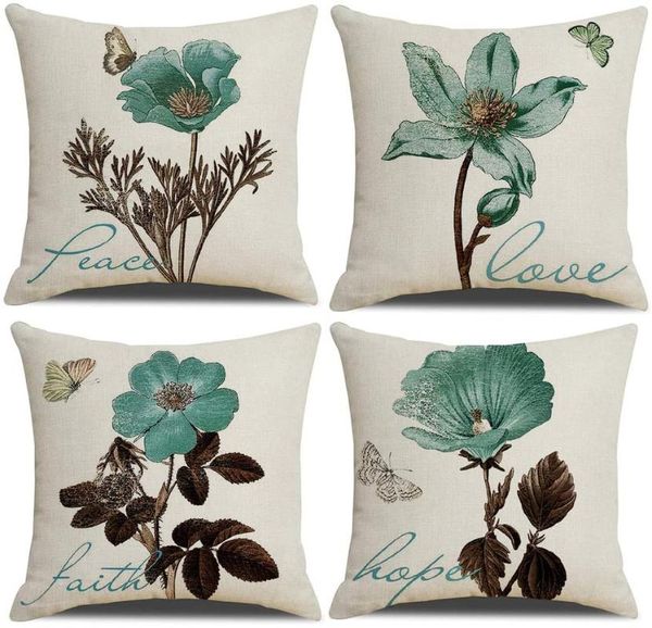 pillow case jasfura set of 4 teal flower covers 18x18 inch decorative couch cases cotton linen square cushion for living room
pillow case jasfura set of 4 teal flower covers 18x18 inch decorative couch cases cotton linen square cushion for living room