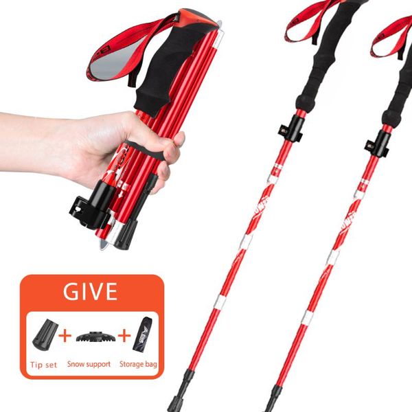 foldable walking sticks ultralight camping hiking folding trekking poles aluminum alloy walk pole stick x371d
foldable walking sticks ultralight camping hiking folding trekking poles aluminum alloy walk pole stick x371d
