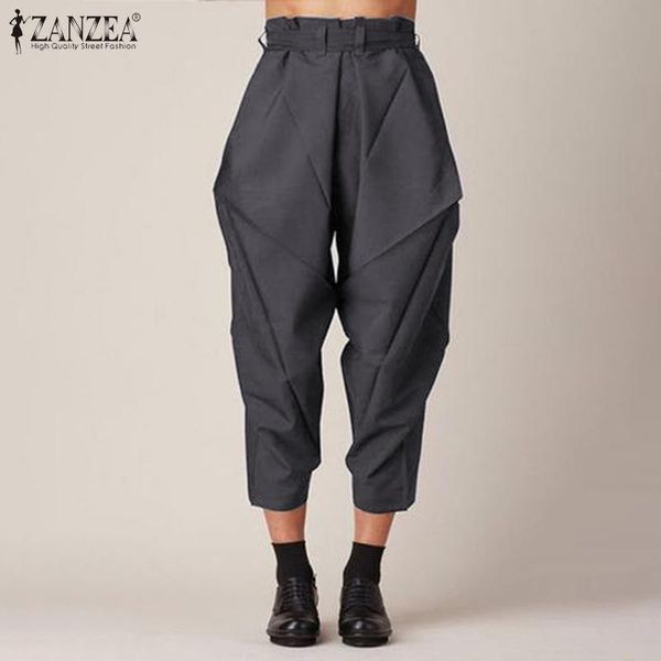 women's pants & capris fashion summer harem zanzea pleated trousers casual long pantalon female solid turnip belted s-5xl ruffle, Black;white
women's pants & capris fashion summer harem zanzea pleated trousers casual long pantalon female solid turnip belted s-5xl ruffle, Black;white