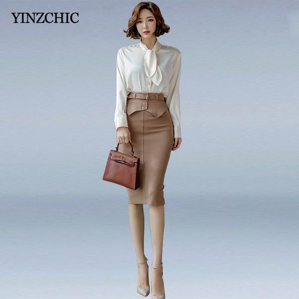 two piece dress spring womans office 2pcs suits female elegant work sets beige bow collar blouse pencil skirt set woman, White
two piece dress spring womans office 2pcs suits female elegant work sets beige bow collar blouse pencil skirt set woman, White