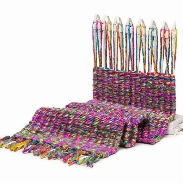 plastic manual scarf knitting machine diy loom rectangular yarn hobby weaving tool kits child educational toys craft needlework l1kd#, Black;white
plastic manual scarf knitting machine diy loom rectangular yarn hobby weaving tool kits child educational toys craft needlework l1kd#, Black;white