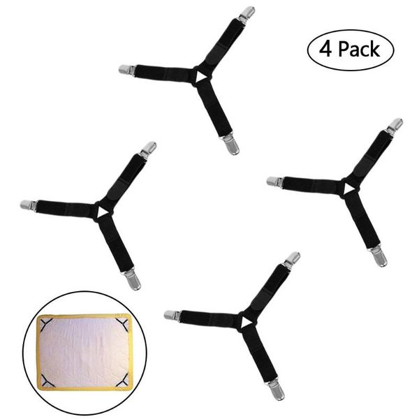 clothing & wardrobe storage 4pcs/set bed sheet clip mattress fasteners adjustable elastic grippers holder sofa cushion slip-resistant belt
clothing & wardrobe storage 4pcs/set bed sheet clip mattress fasteners adjustable elastic grippers holder sofa cushion slip-resistant belt