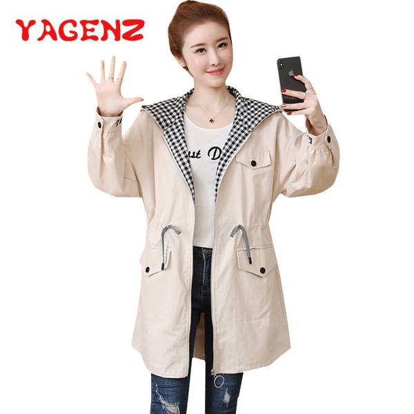 women's trench coats yagenz spring coat for women clothes korean plus size hooded long female harajuku cardigan windbreaker 290, Tan;black
women's trench coats yagenz spring coat for women clothes korean plus size hooded long female harajuku cardigan windbreaker 290, Tan;black