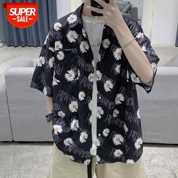 2020 men's short-sleeved hawaiian shirt fashion loose printing camisa masculina streetwear clothes french cuff shirts #ep76, White;black
2020 men's short-sleeved hawaiian shirt fashion loose printing camisa masculina streetwear clothes french cuff shirts #ep76, White;black