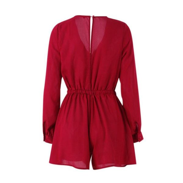 women's jumpsuits & rompers women backless playsuit v-neck cross strap summer beach party long sleeve chiffon holiday mono mujer, Black;white
women's jumpsuits & rompers women backless playsuit v-neck cross strap summer beach party long sleeve chiffon holiday mono mujer, Black;white